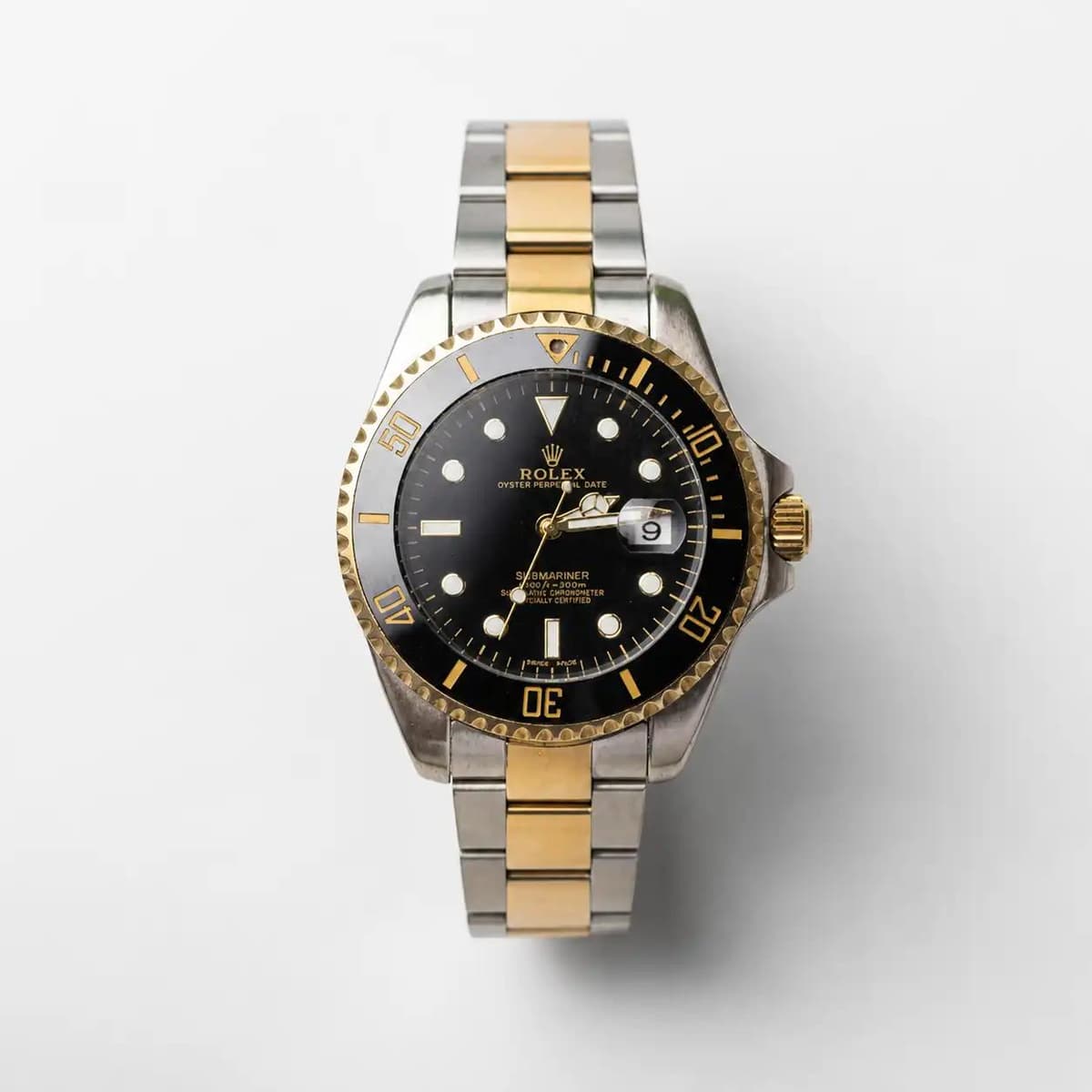 Eine Rolex Submariner in Stahl/Gold